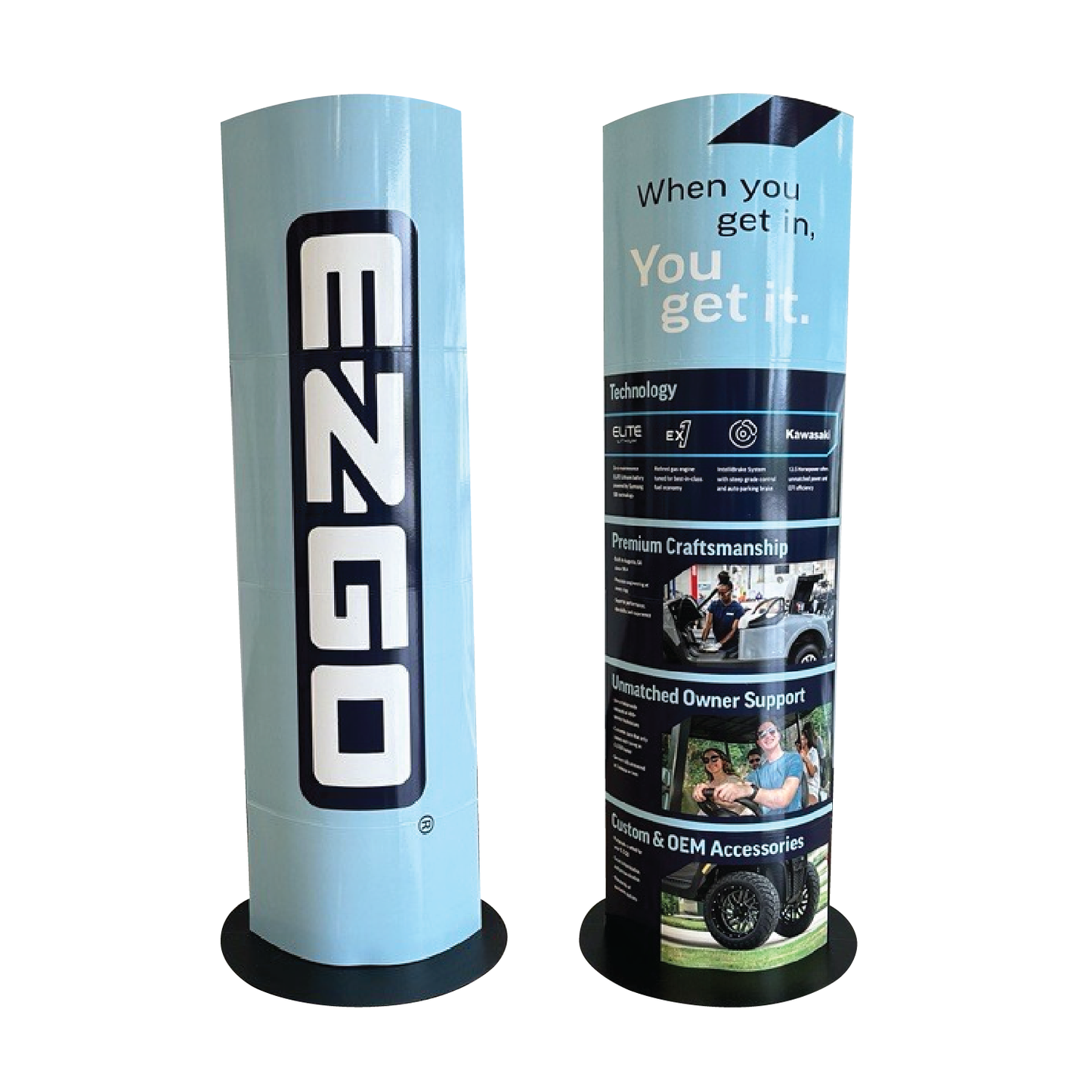 E-Z-GO Pop-Up Banner