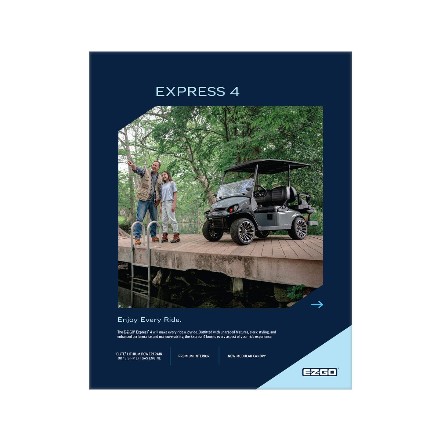 E-Z-GO MY25 Express 4 Sell Sheet