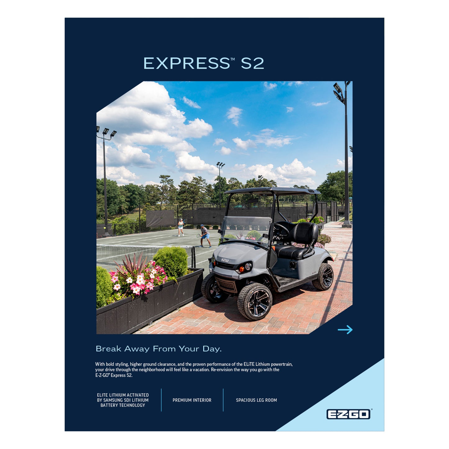 E-Z-GO MY24 Express S2 Sell Sheet English
