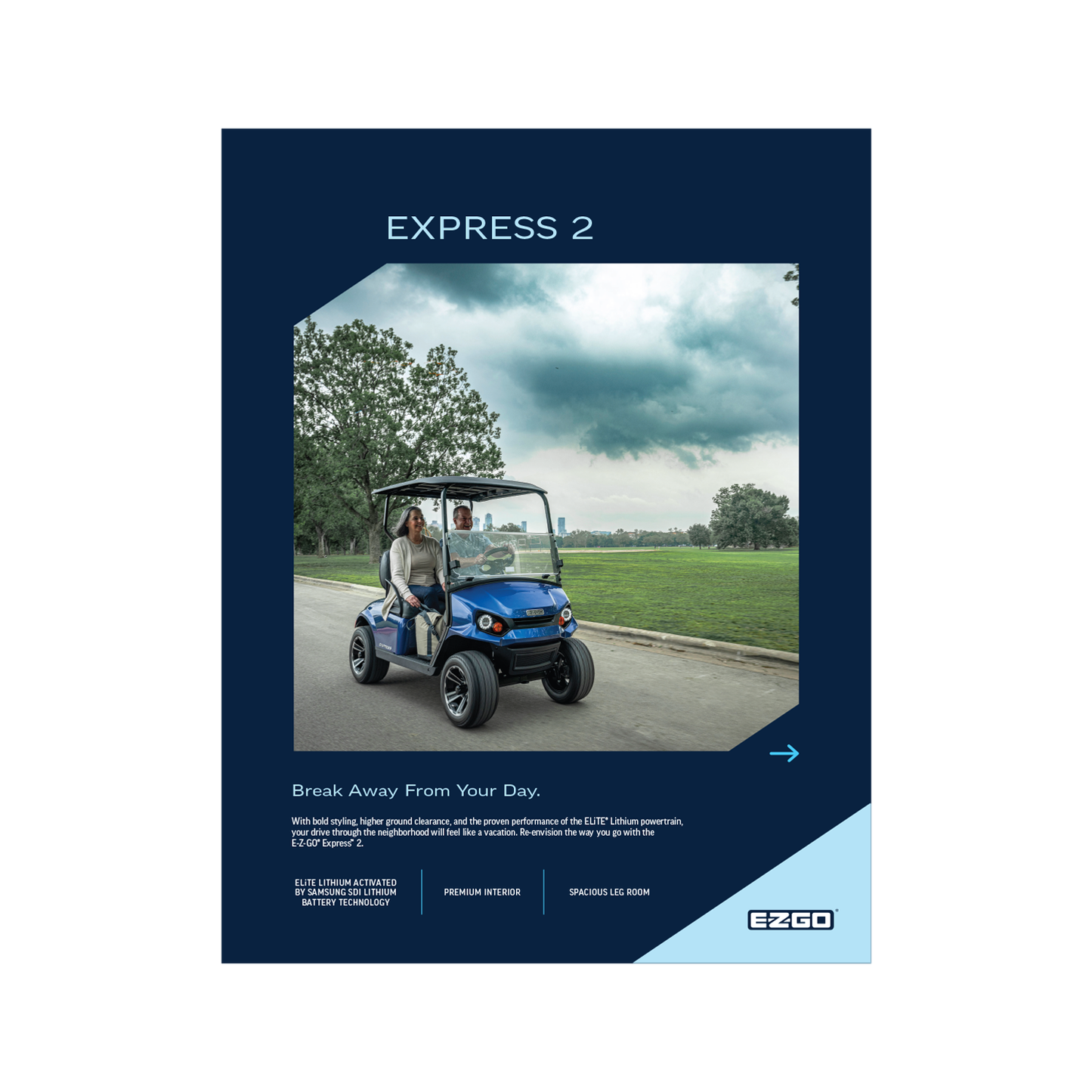 E-Z-GO MY25 Express 2 Sell Sheet