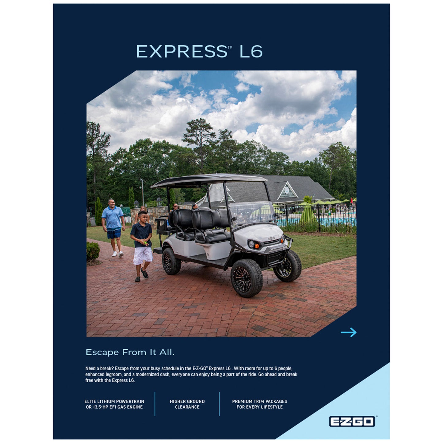E-Z-GO MY23 Express L6 Sell Sheet English