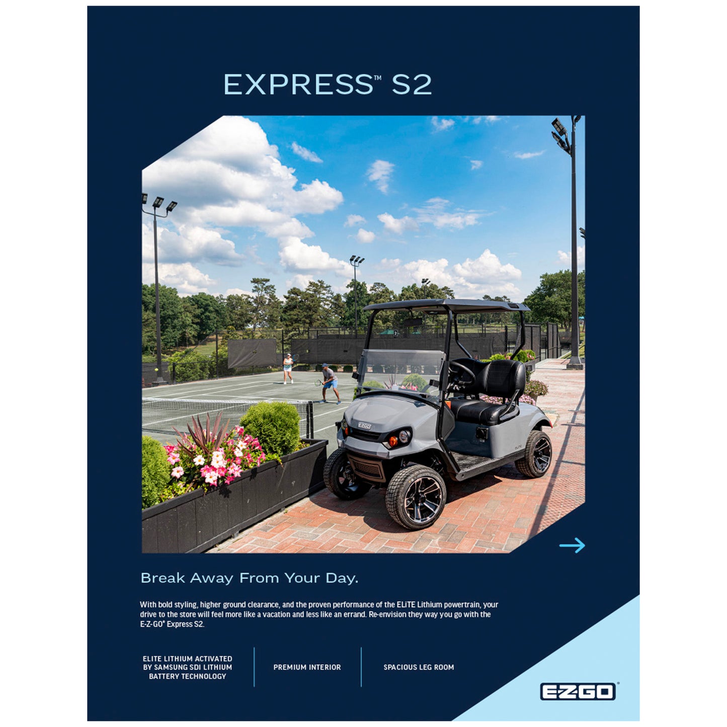 E-Z-GO MY23 Express S2 Sell Sheet English