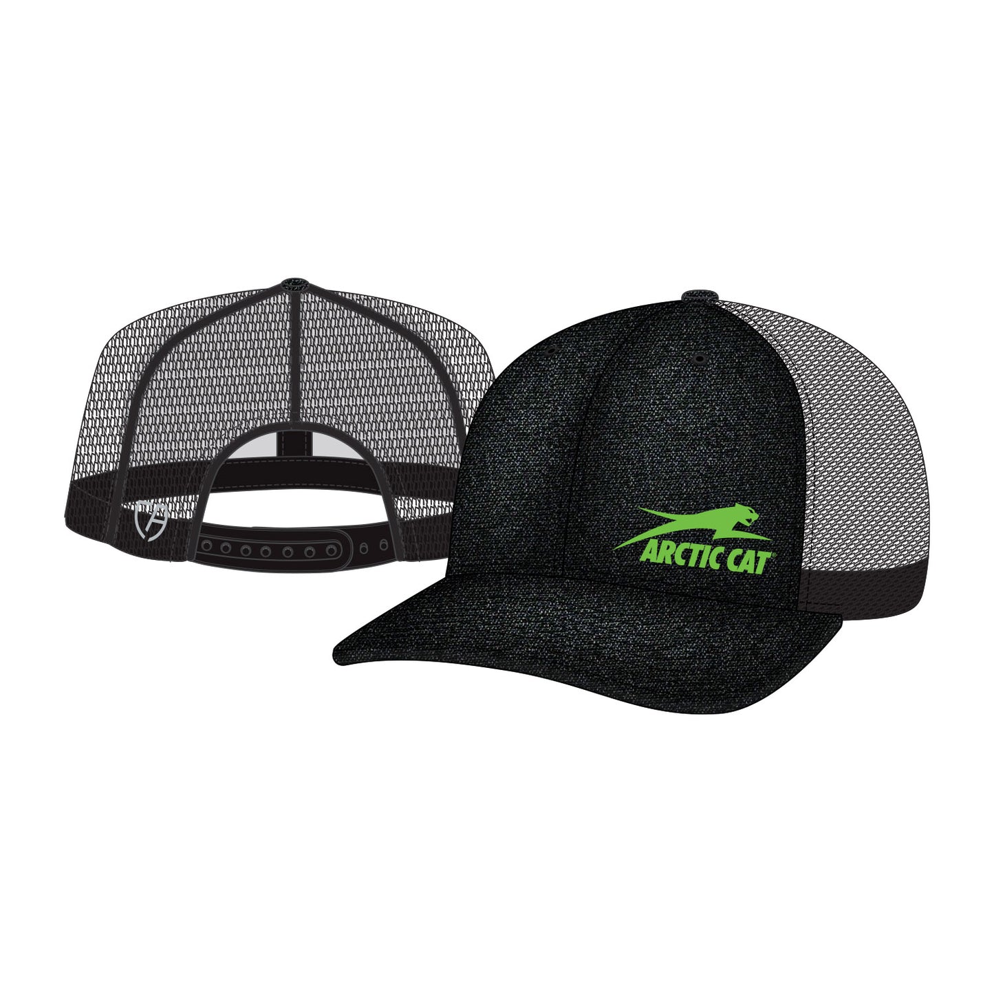 ACAT Trucker Mesh Back Black with Green Logo