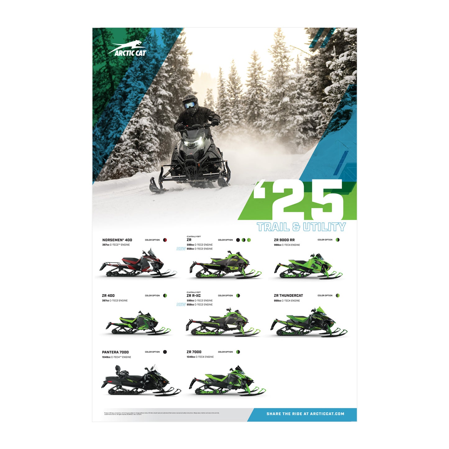 ACAT Snow MY25 Trail & Utility Poster