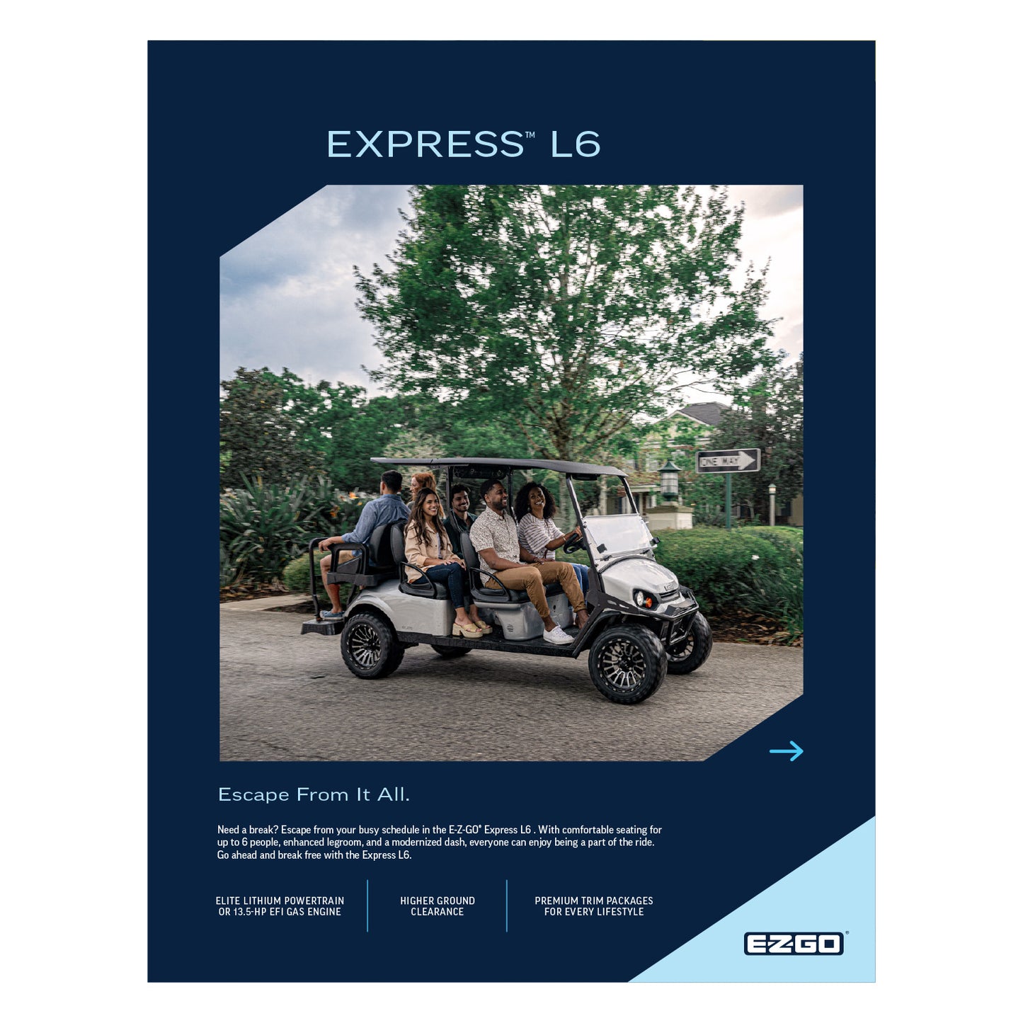 E-Z-GO MY24 Express L6 Sell Sheet English