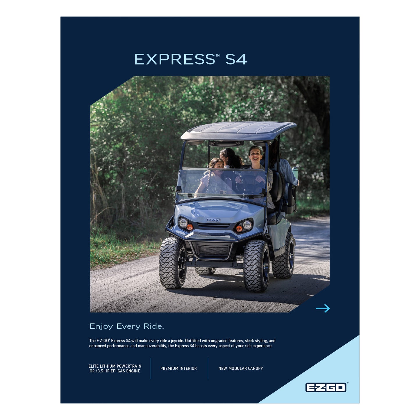 E-Z-GO MY24 Express S4 Sell Sheet English