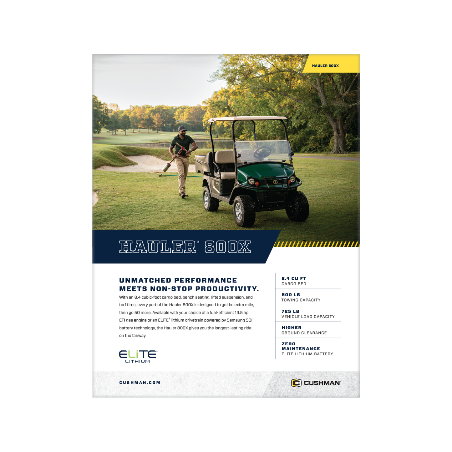 MY25 Golf Hauler 800X Sell Sheet