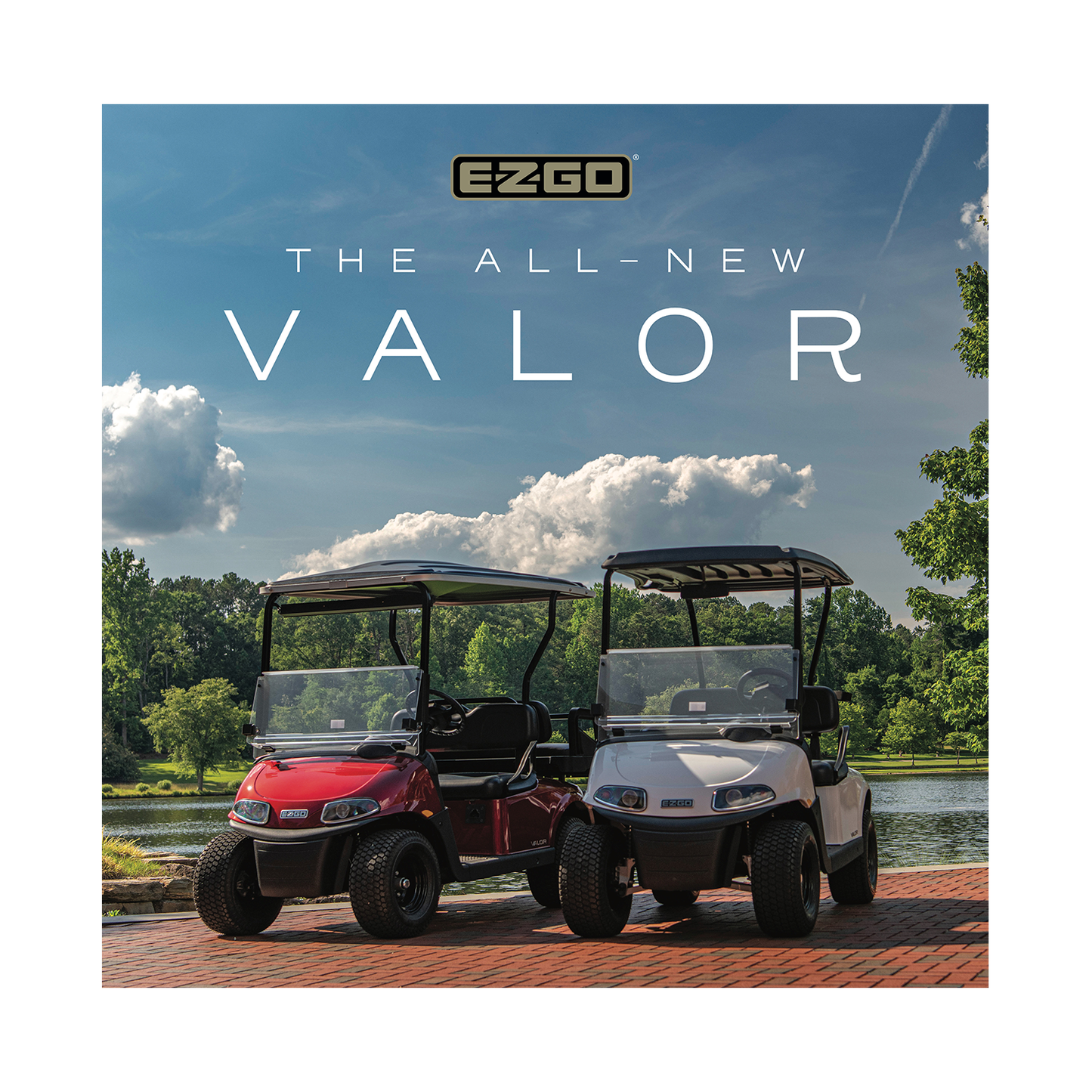 E-Z-GO The All-New Valor Window Cling 36" x 36"