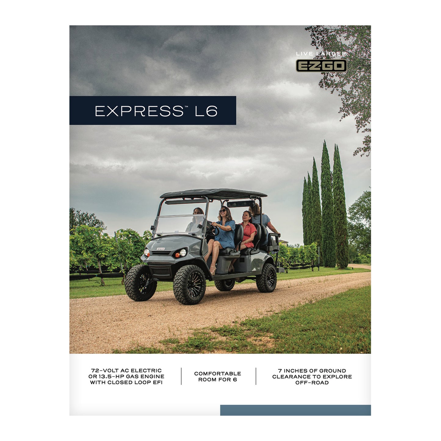 E-Z-GO MY22 Express L6 Sell Sheet English