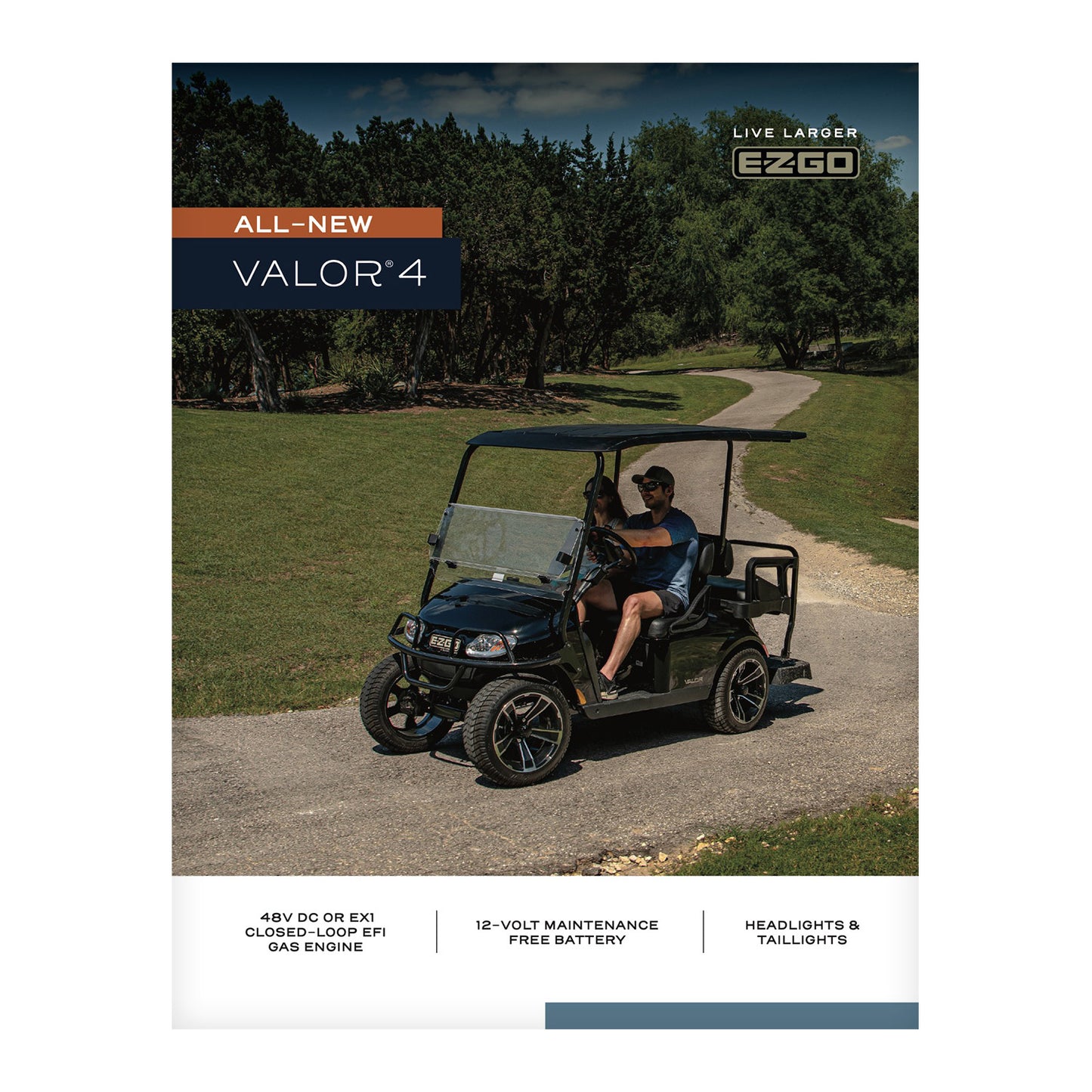 E-Z-GO MY22 Valor 4 Sell Sheet English